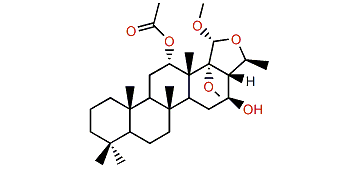 24,25-Epoxy-24a-methyl-12a-acetoxy-16b,24a,25a-scalaranetriol methyl ether
